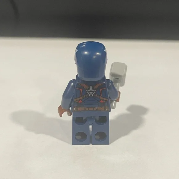 Captain America - Dark Blue Suit, Reddish Brown Hands, Helmet, Reddish Brown - Picture 2 of 2